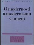 O modernosti a modernismu v umění - náhled