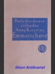 Poslední dnové ctihodné anny kateřiny emmerichové - náhled