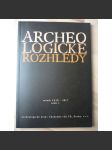 Archeologické rozhledy. Ročník LXIX. 2017. Sešit 1 [archeologie] - náhled