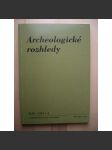 Archeologické rozhledy. Ročník XLIX. 1997. Sešit 4 [archeologie] - náhled