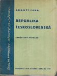 Republika Československá - Zeměpisný přehled - náhled
