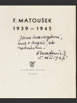 F. Matoušek 1939 - 1945 - náhled