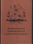 Bibliographia etnographica Carpatobalcanica 3 - náhled