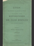 Staats A.: Katalog Ridinger, Leipzig, 1877 - náhled