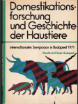 Domestikationsforschung Und Geschichte Der Haustiere (veľký formát) - náhled