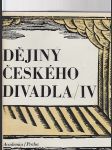 Dějiny českého divadla IV - náhled
