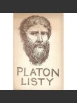 Listy (edice: Laichterova filosofická knihovna, sv. 32) [Platon, filozofie, obálka Antonín Procházka] - náhled