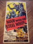 Man with the steel whip plakát usa 1954 originál - náhled