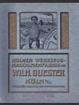 Kölner Werkzeugmaschinenfabrik von Wilhelm Quester Köln a. RH. - Specialität: Maschine der Tabakfabrik - náhled