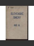 Slovenské smery umelecké a kritické, ročník III./1936 (vyd. Eos Bratislava) - náhled