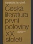 Česká  literatura  první  poloviny  xx. století - náhled