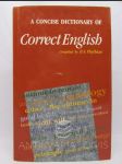 A Concise Dictionary of Correct English - náhled