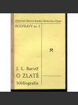 O zlatě [dějiny hornictví, těžba zlata, Jílové u Prahy, zlato] - náhled