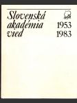 Slovenská akadémia vied 1953-1983 (veľký formát) - náhled