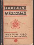Jubilejní almanach Sboru dobrovolných hasičů v Pardubicích - 1878 - 1928 - náhled