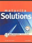 Maturita solutions upper-intermediate sb s cd-rom pack czech edition - náhled
