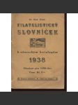 Filatelistický slovníček k německým katalogům 1938 - náhled