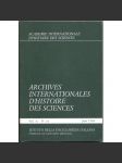 Archives internationales d'histoire des sciences, roč. 36, č. 116 (červen 1986) [dějiny vědy; fyzika; chemie] - náhled