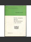 Katalog rękopisów Muzeum Żup Krakowskich z lat 1518-1971 ["Katalog rukopisů"; Krakov; Kraków; Wieliczka; soupis] - náhled