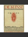 Die Kunst. Monatshefte für freie und angewandte Kunst. XII. Jahrgang, 1911, Heft 10 (Juli) [umění; secese; časopis] - náhled