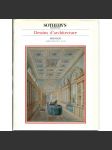 Sotheby's. Dessins d'architecture ["Architektonické kresby"; aukční katalog; kresby; umění; architektura; 18. století] - náhled