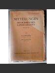 Mitteilungen des Böhmischen Landesarchivs, IX (1934-41) [Čechy; zemský archiv; prameny; historie; věstník] - náhled