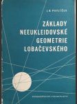 Základy neeukleidovské geometrie Lobačevského - náhled