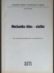 Mechanika těles - statika - náhled