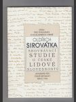 Srovnávací studie o české lidové slovesnosti - náhled