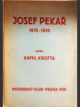 Josef Pekař - 1870-1930 - náhled