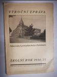 Výroční zpráva státní československé průmyslové školy v Pardubicích 1934-1935 - náhled