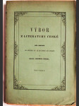 Výbor z literatury české. Díl druhý, Od počátku XV až do konce XVI století - náhled