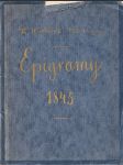 Epigramy 1845: faksimile rukopisu - náhled