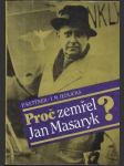 Proč zemřel jan masaryk? - náhled