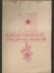 Xiii. celozávodní konference ksč 1966 - náhled