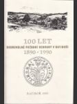 100 let dobrovolné požární ochrany v Ratiboři 1890-1990 - náhled
