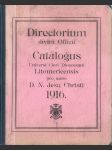 Catalogus cleri Litomericensis, 1916 - náhled