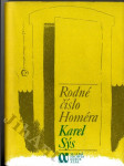 Rodné číslo Homéra - výbor z poezie 1962 - 1983 - náhled