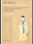 Literáti a mandaríni - Neoficiální kronika konfuciánů - náhled