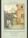 Dějiny německé literatury v Čechách 1900 - 1939 - náhled