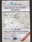 Mapa Česko - Slovenského pohraničia - náhled