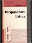 Pergamenová listina - náhled