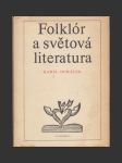 Folklór a světová literatura – podpis - náhled