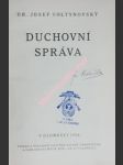 Duchovní správa - foltynovský josef - náhled