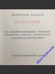 Velká závěť - villon francois - náhled