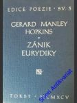 Zánik eurydiky - hopkins manley gerard - náhled
