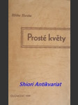 Prosté květy - básně - horská eliška - náhled