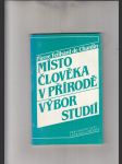 Místo člověka v přírodě (Výbor studií) - náhled