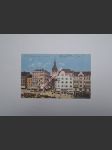 BRÜNN - Krautmarkt gegen das Rathaus (1909-10) - náhled