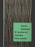 O moderní italské literatuře - náhled
